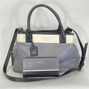 Kate Spade Branton Square Mills Purse And Matching Branton Square Stacy Wallet